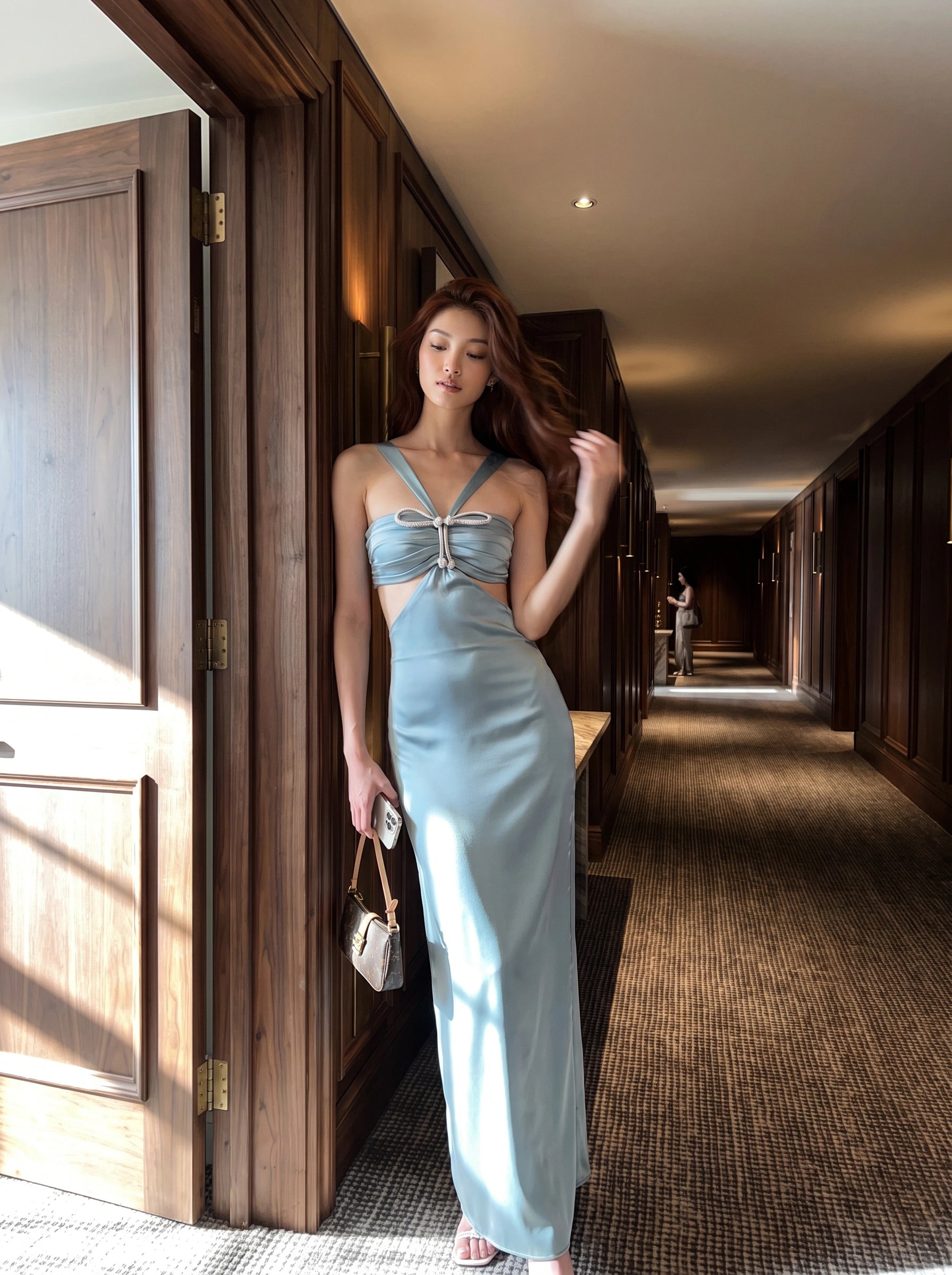 Aqua Valen Maxi Dress