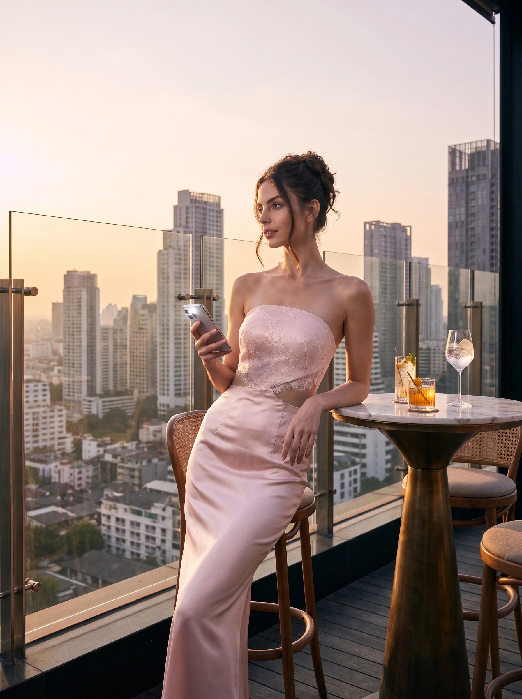 Quartz Vivian Maxi Dress